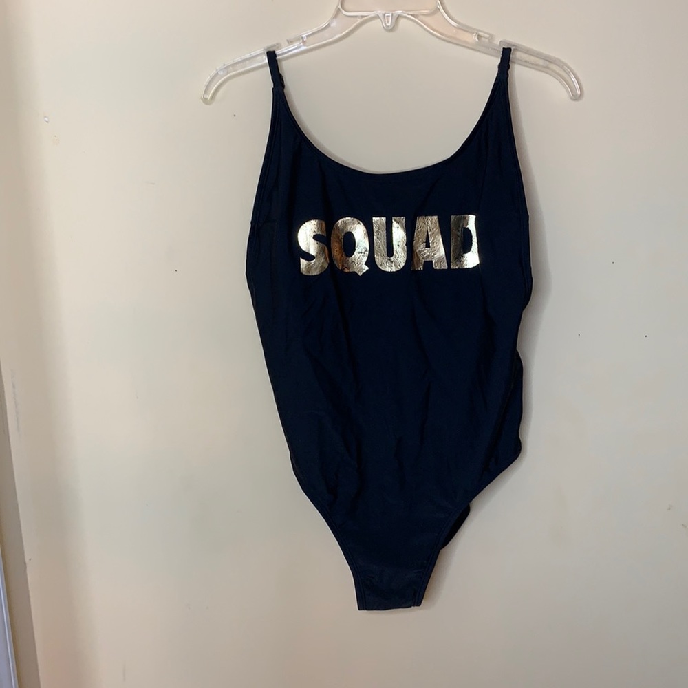 One piece “Squad” Swimsuit